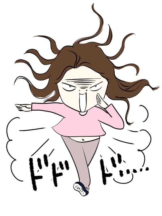 猪突猛進のイメージ図